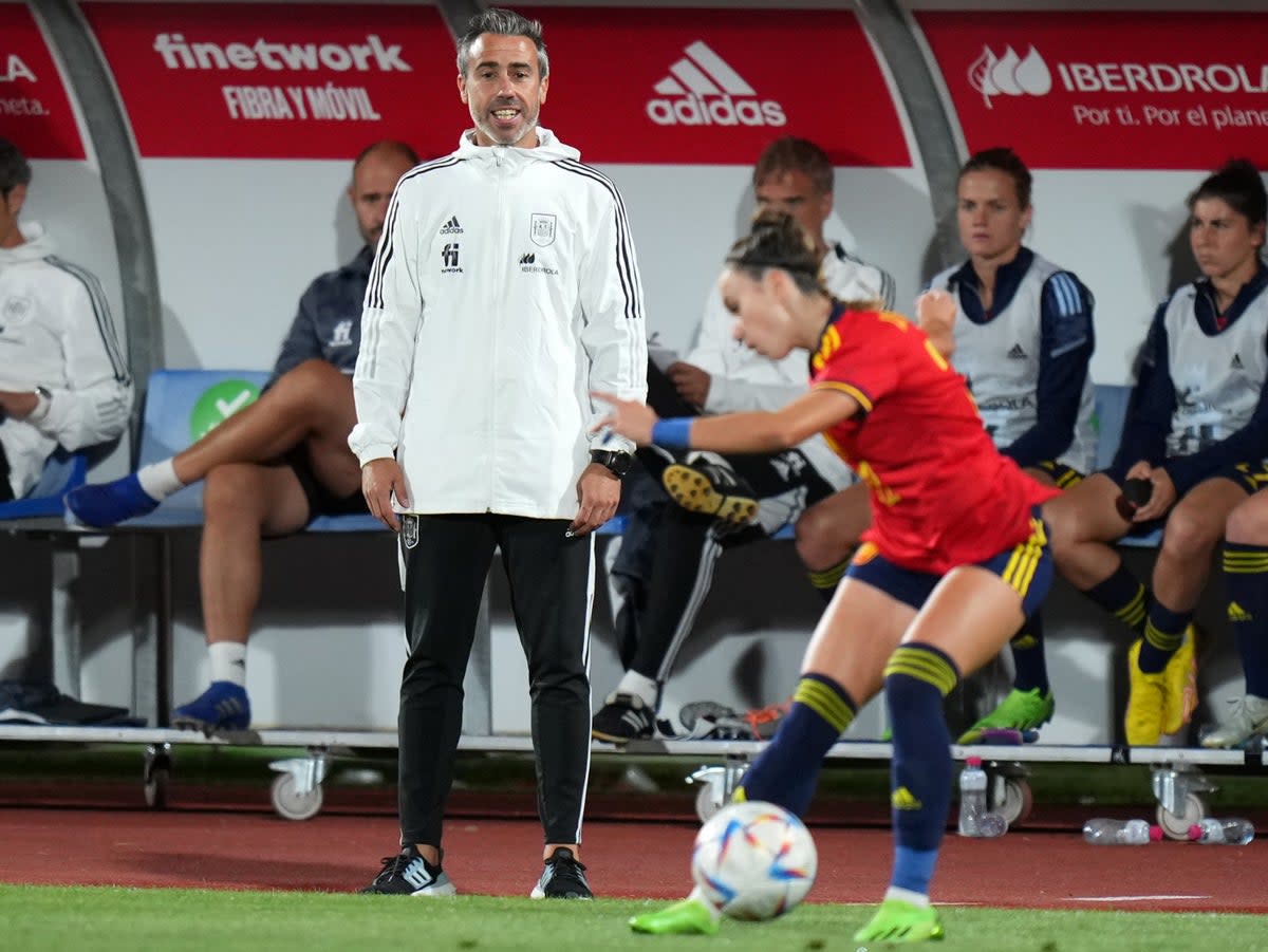 Spain manager Jorge Vilda has defended his depleted squad.  (Getty Images)