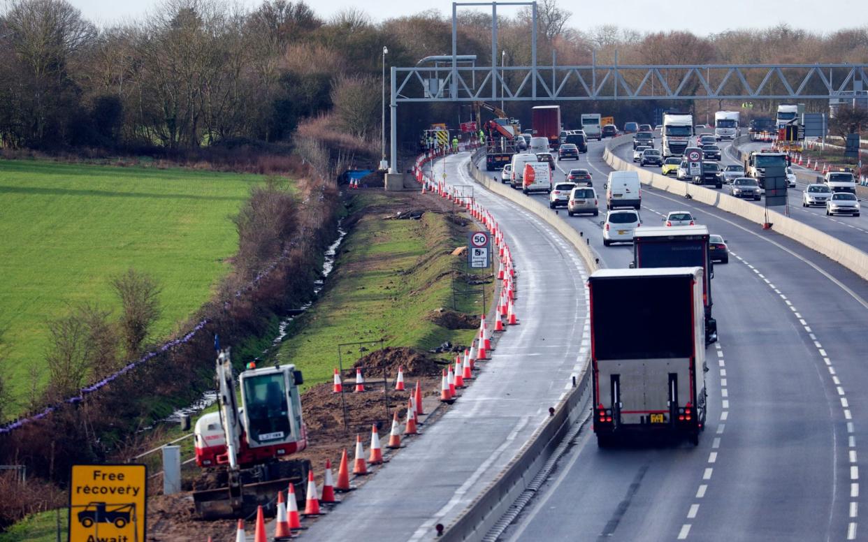 Many smart motorways turn hard shoulders into live lanes of traffic - Steve Parsons /PA