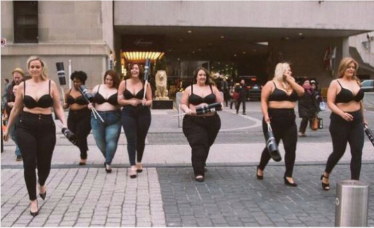 A number of plus-size models recently participated in Penningtons’ body positive #iwontcompromise campaign. (Photo: Instagram/hourglasscat)