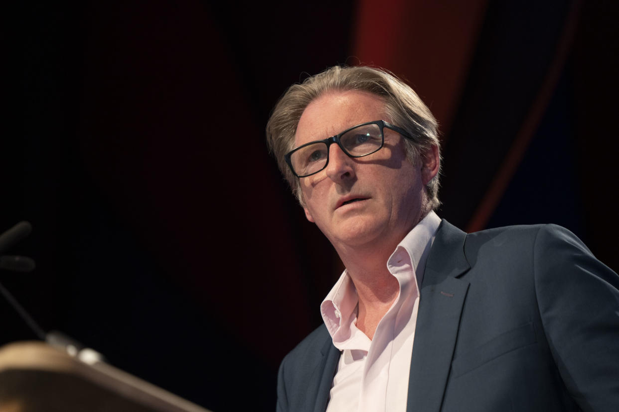 Adrian Dunbar is set to guest host Have I Got News For You. (Photo by David Levenson/Getty Images)
