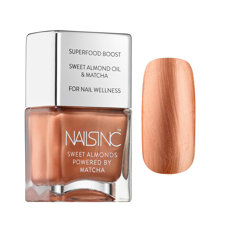 Nails Inc. Sweet Almond Nail Polish Powered By Matcha In Mayfair Market