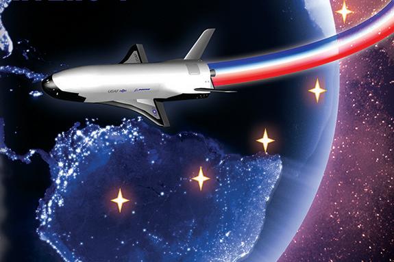 The U.S. Air Force's fourth X-37B space plane mission, the Orbital Test Vehicle 4 flight, will launch on a secret mission on May 20, 2015. An unmanned Atlas V rocket will launch the space plane from Cape Canaveral Air Force Station.