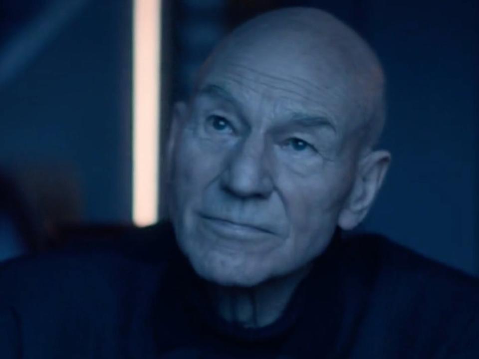 Patrick Stewart as ‘Star Trek’ character Jean-Luc Picard (Paramount Plus)