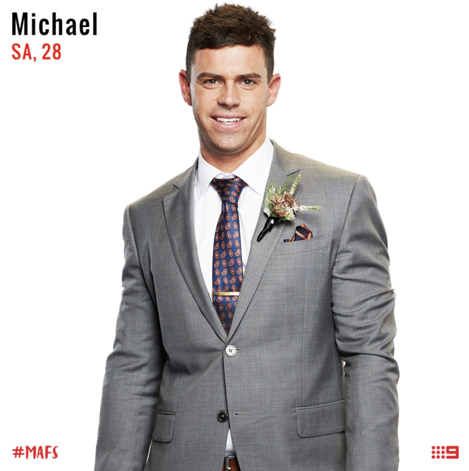 channel nine MAFS groom michael