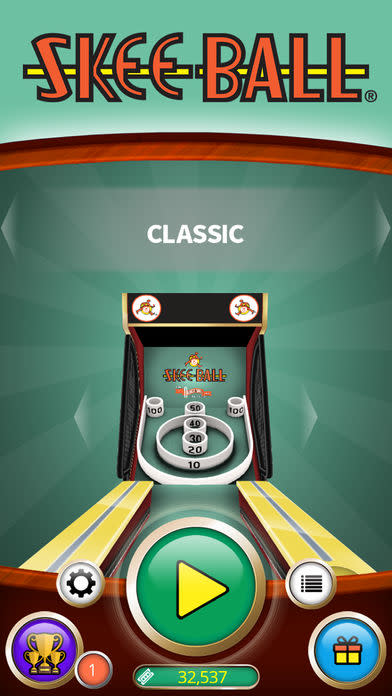 Skee-Ball Plus 經典滾球遊戲台，app說明由三嘻行動哇@Dr.愛瘋所提供