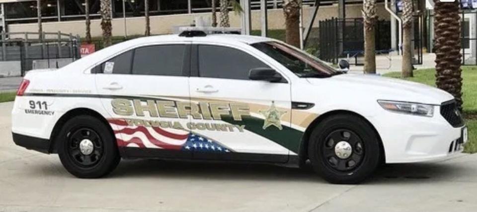 A Volusia County Sheriff's Office cruiser.