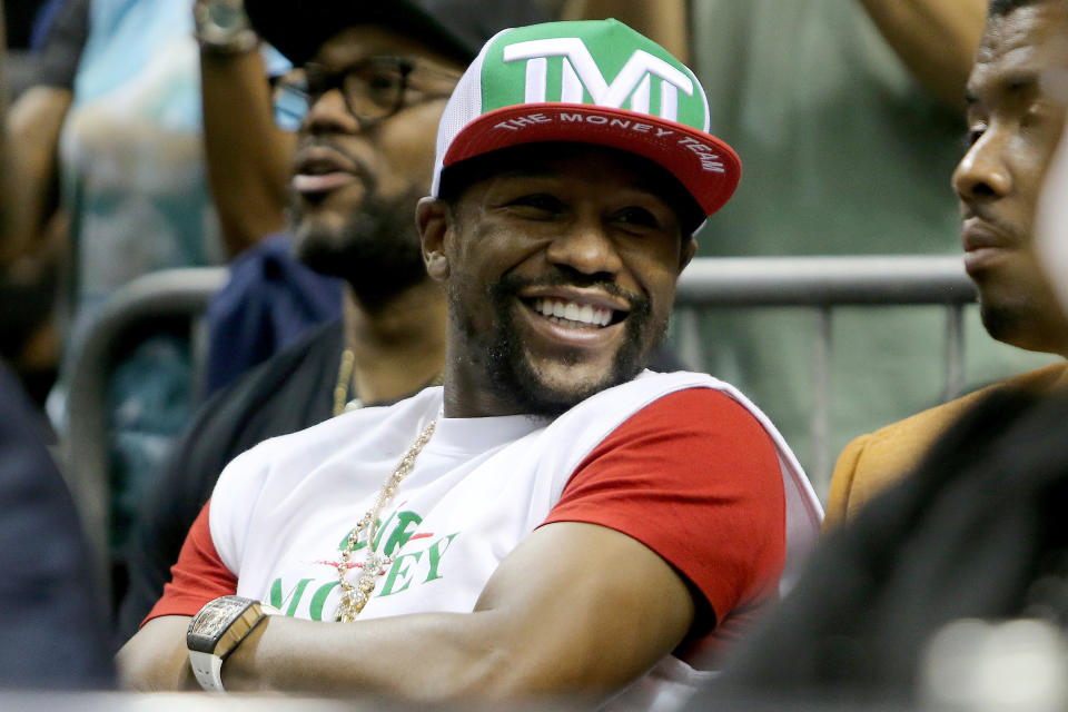 World champion boxer Floyd Mayweather Jr.