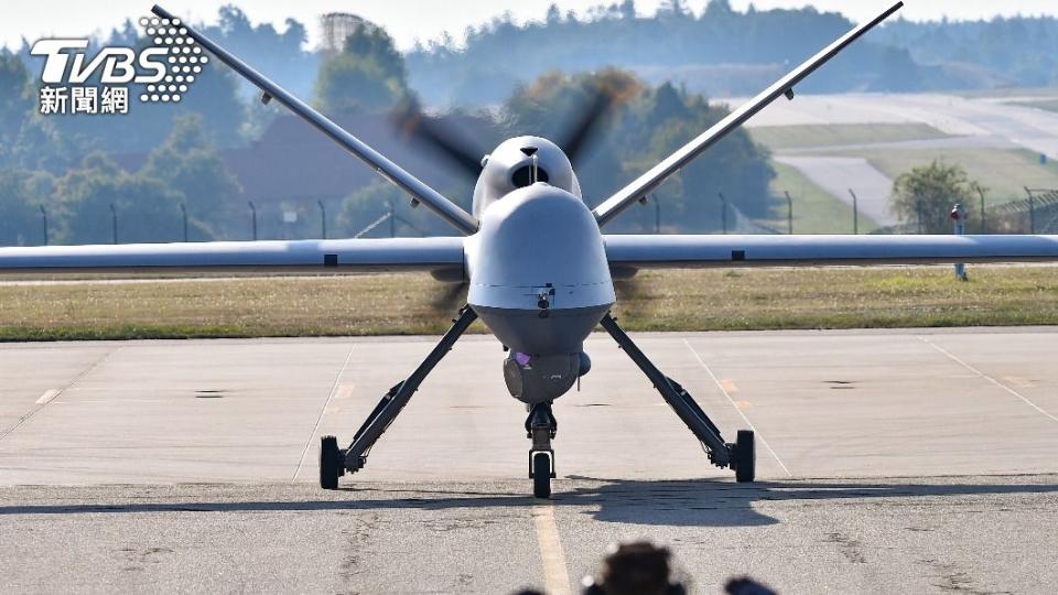 MQ-9「死神」無人機2020年曾用於斬首時任伊朗第二號人物的蘇萊曼尼（Qasem Soleimani）。（圖／達志影像美聯社）