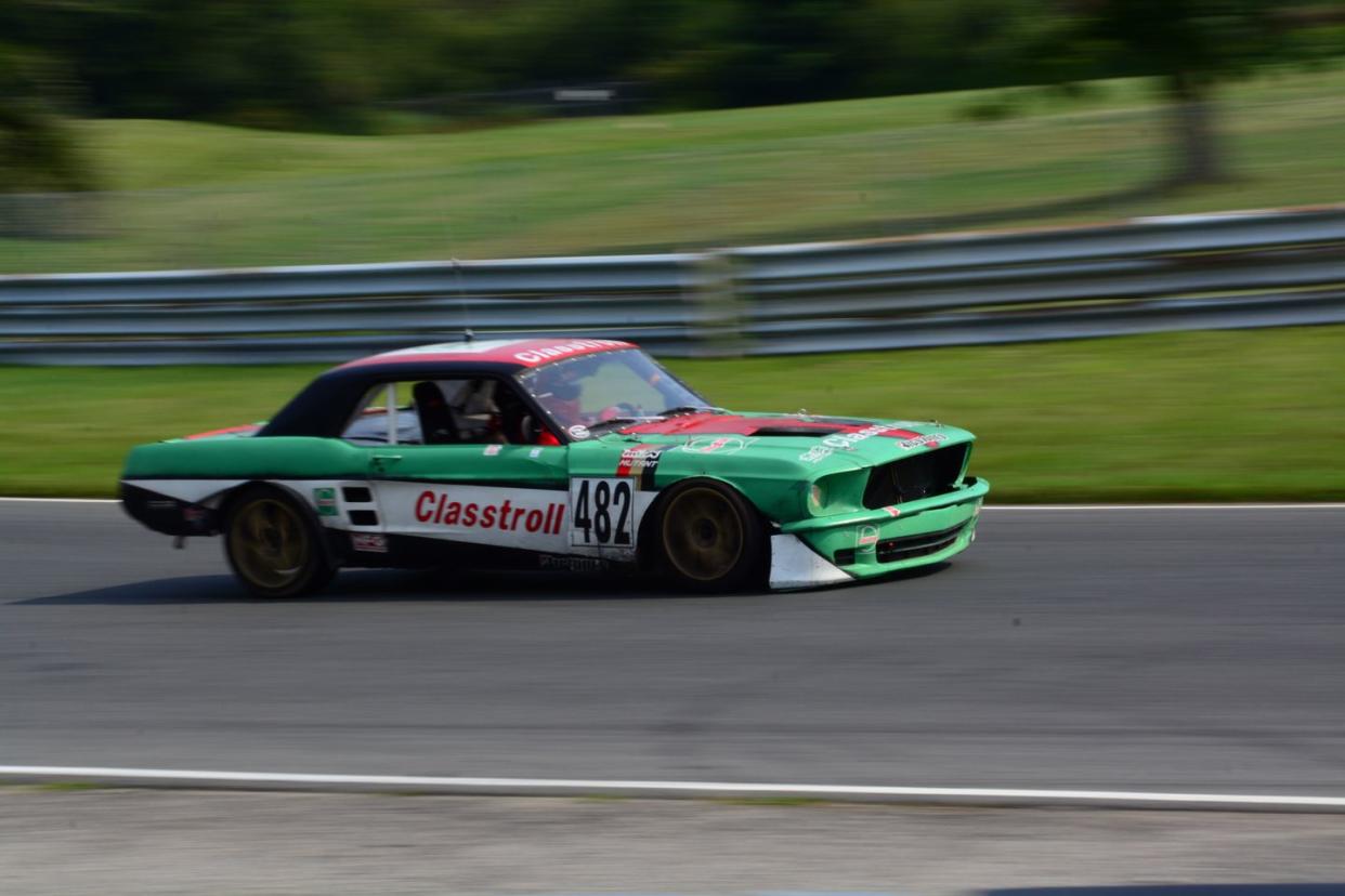 a race car on a track