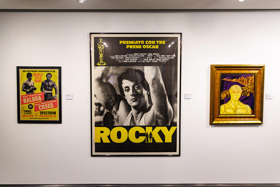 Stallone art exhibit