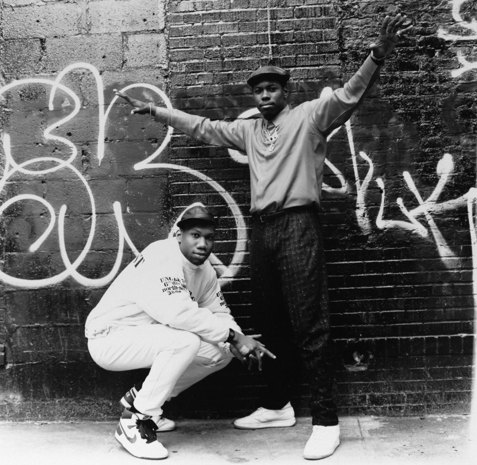 Janette Beckman, Boogie Down Productions: KRS-One and Scott La Rock, 1987, Courtesy of the Photographer