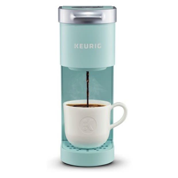 <p><a href="https://www.amazon.com/Keurig-K-Mini-Single-Serve-Coffee/dp/B07GV2S1GS?&linkCode=ll1&tag=arena_parade_evergreenupdates23-20&linkId=86ffa0a1b993c325eb378f0c1fbd02af&language=en_US&ref_=as_li_ss_tl" rel="nofollow noopener" target="_blank" data-ylk="slk:Amazon;elm:context_link;itc:0;sec:content-canvas" class="link ">Amazon</a></p>