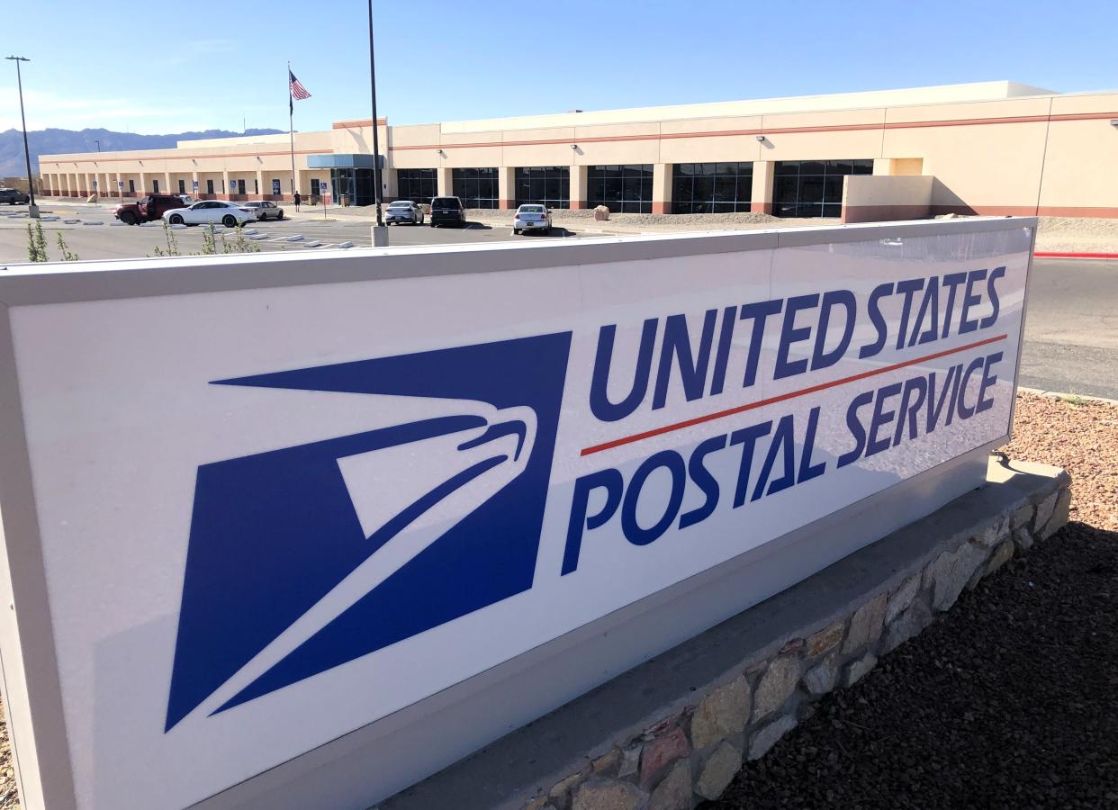 Out-of-town mail will no longer be processed at the United States Postal Service's El Paso mail processing facility, background, at 8401 Boeing Drive in East-Central El Paso, under a recently released plan. The location also includes a Post Office branch.