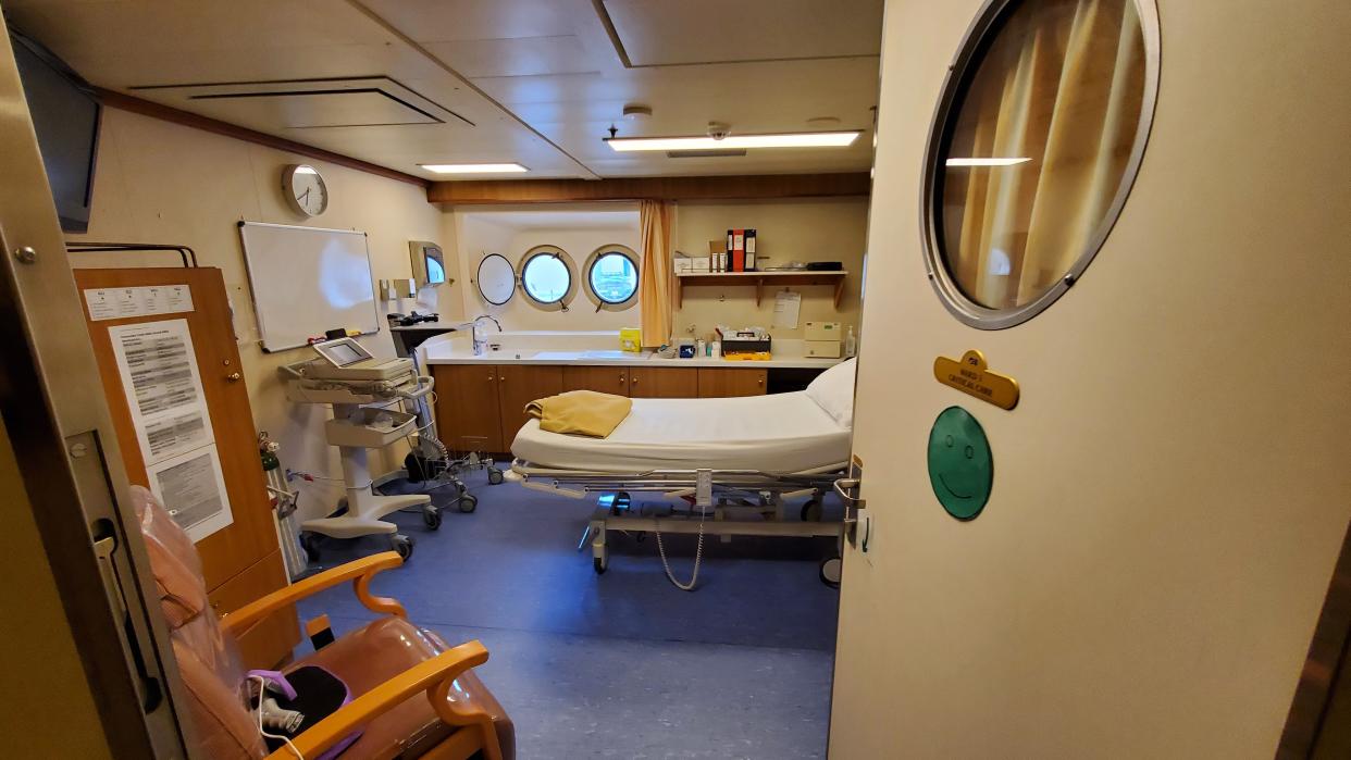 Carnival Corp. medical facilities can treat a range of ailments.