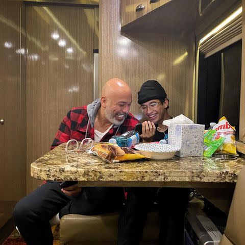 <p>Jo Koy Instagram</p> Jo Koy and his son Joseph Herbert Jr.