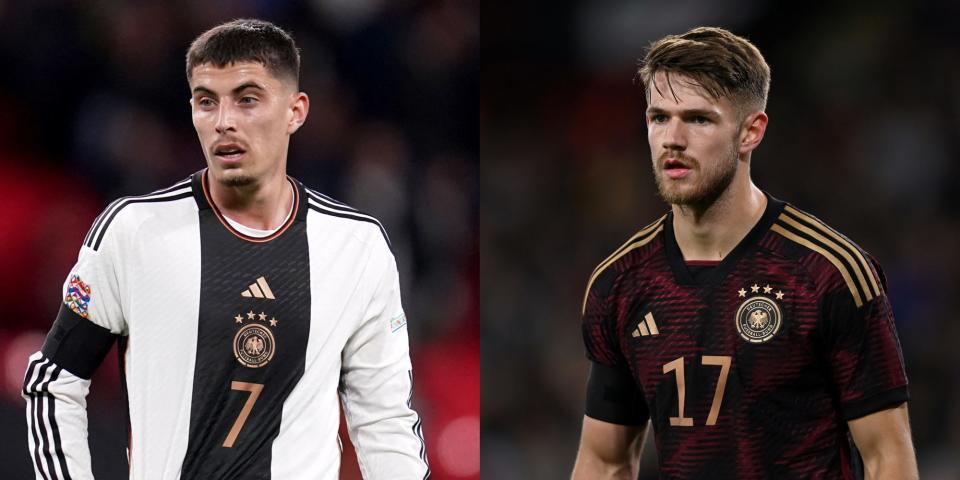 Kai Havertz, Jan Thielmann.