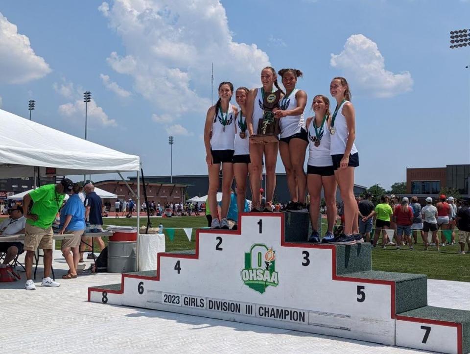 Woodmore's girls earned a state team crown.