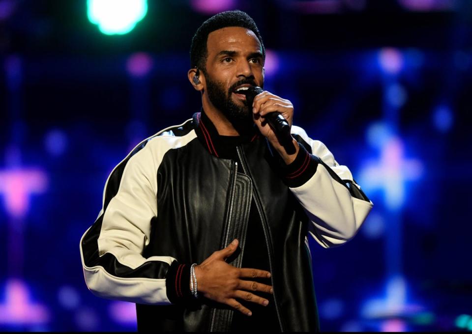 Craig David performs at a star-studded concert to celebrate the Queen's 92nd birthday at the Royal Albert Hall on April 21, 2018 (Getty Images)