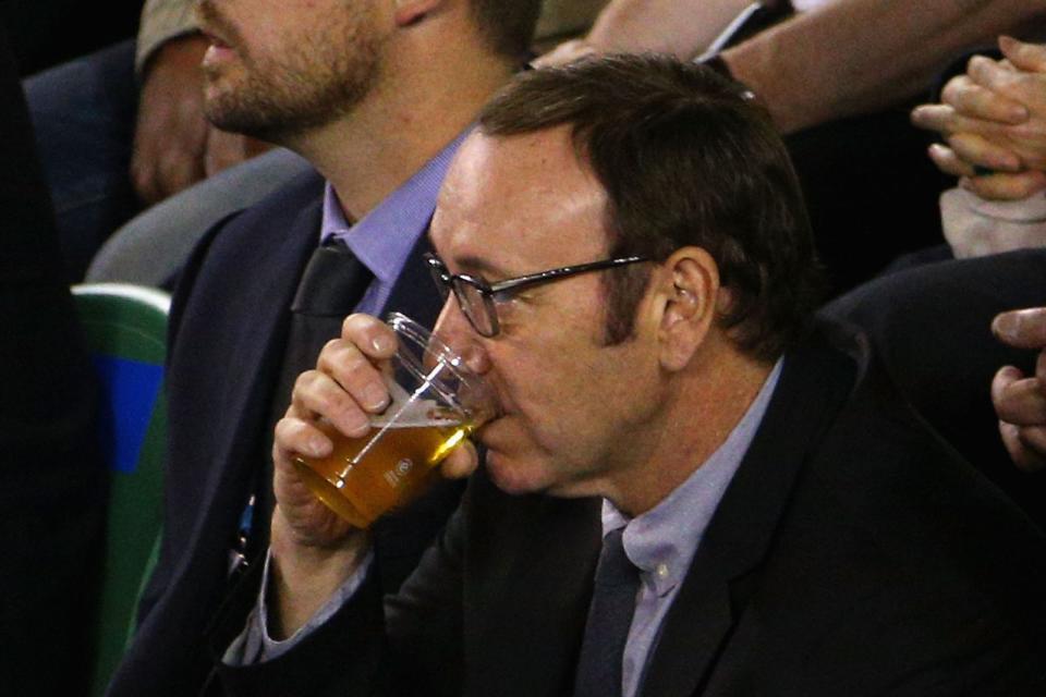 Kevin Spacey 2013 beim Halbfinale der Australian Open zwischen Andy Murray und Roger Federer in Melbourne. (Bild: Lucas Dawson/Getty Images)