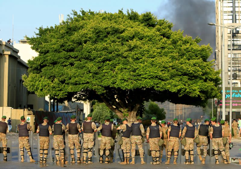 Protest against the government performance and worsening economic conditions, in Beirut