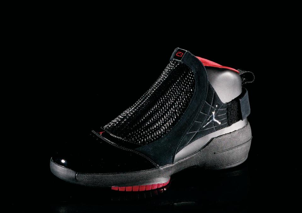 <p>Air Jordan XIX - "Full Flex" (2004): The first shoe after Jordan's final retirement, MJ helped in the design of the flexible upper portion of the shoe. This is the most lightweight of all the Air Jordans. (Photo courtesy of Nike)</p>