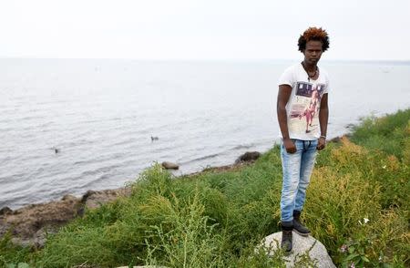 Eritrean migrant Girmay Mehari poses for a photograph in Bastad, Sweden, September 9, 2016. REUTERS/Fabian Bimmer/Files