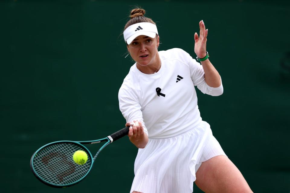 Svitolina faces 2022 Wimbledon champion Elena Rybakina in the quarter-finals (Getty Images)