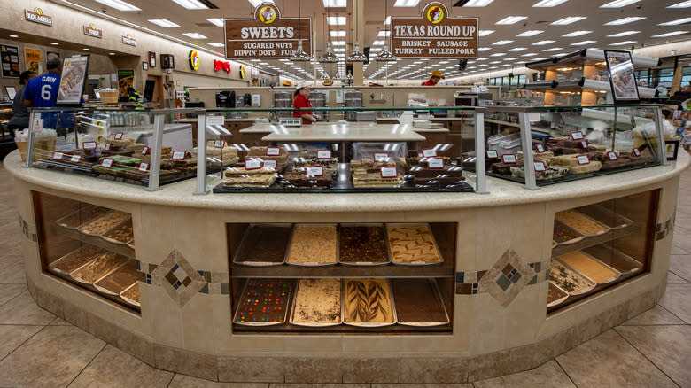 Buc-ee's fudge counter