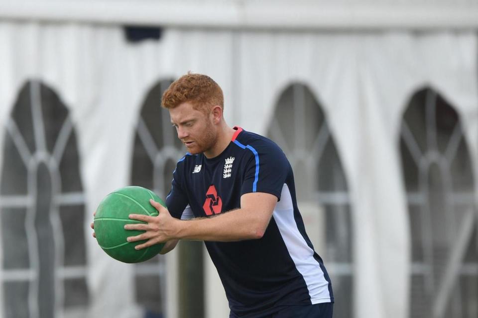 Hard to swallow: Jonny Bairstow is close to full fitness but is unlikely to get back behind the stumps for the Second Test: Getty Images