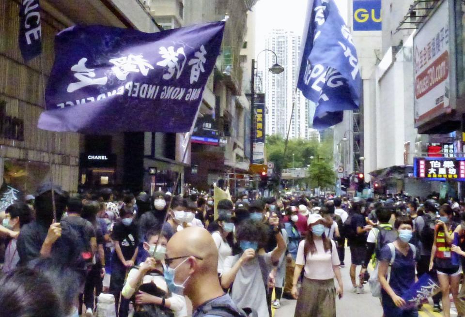 Hong Kong protest May 24