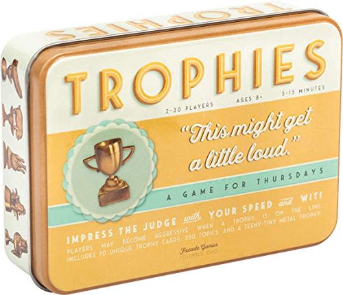 Trophies Card Game - Quick and Simple Word Party Game for 2-30 Players (Amazon / Amazon)