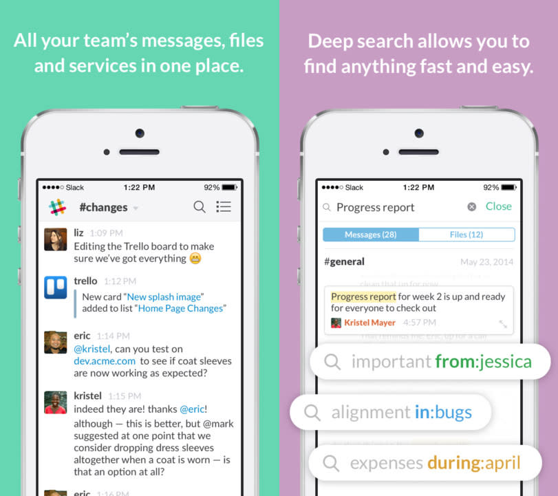 Slack Team communication app