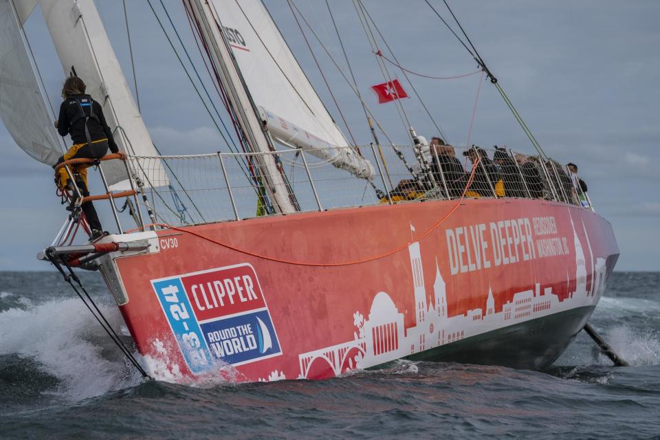 Clipper Round The World Race Sailors begin epic 11 month global voyage