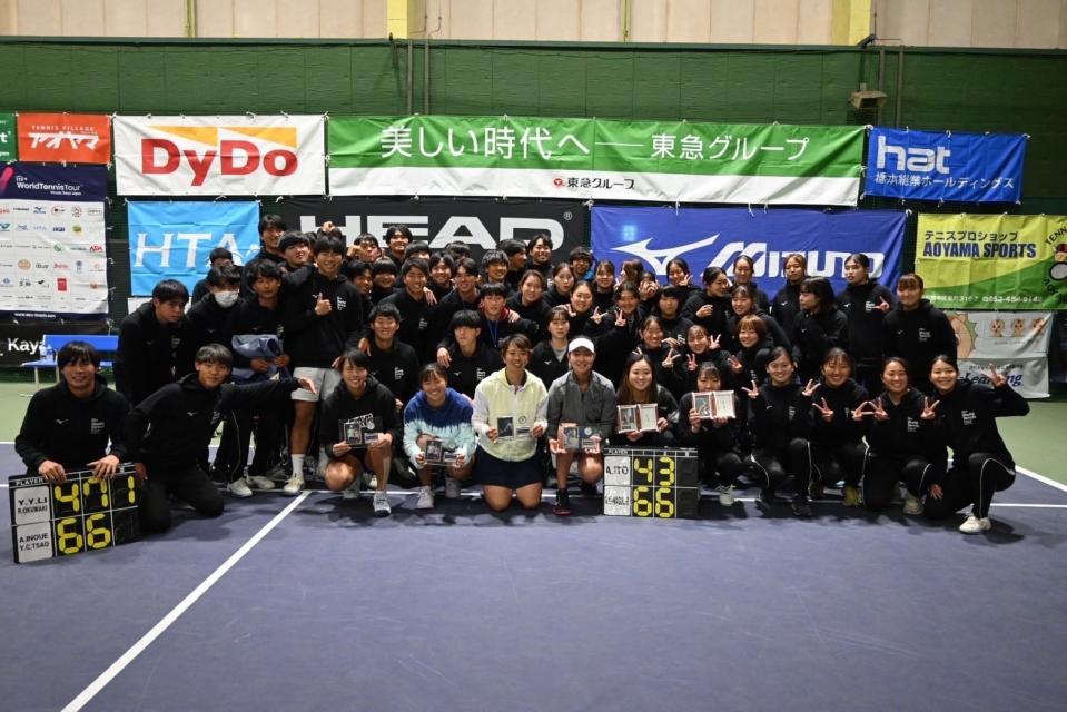 台灣小將曹家宜就在日本ITF拿下雙打軍。摘自曹家宜臉書