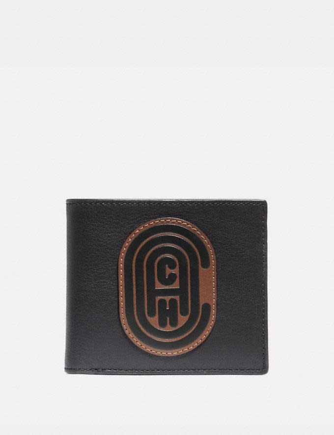 Double Billfold Wallet With Signature Canvas Blocking And Coach Patch - Coach, $105 (originally $175)