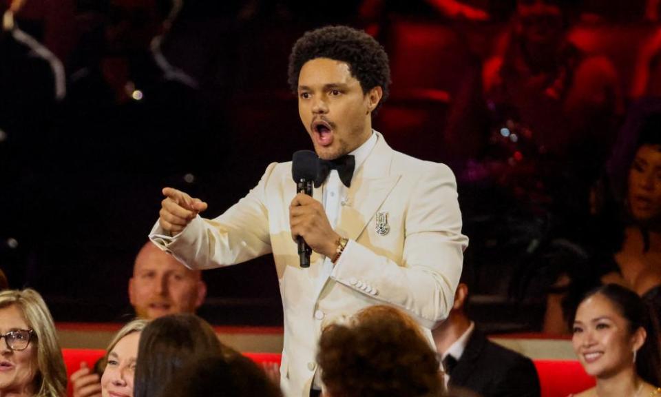 Trevor Noah hosts the 65th Grammy awards.