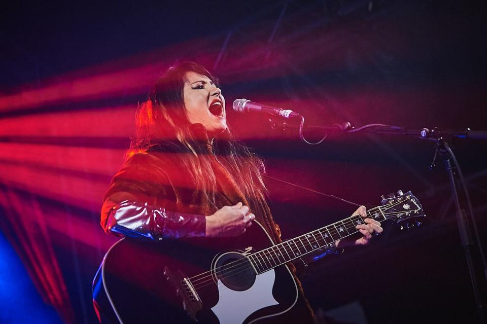 <p>The singer performed four gigs in one night for the Sleep in the Park event in Scotland.</p>