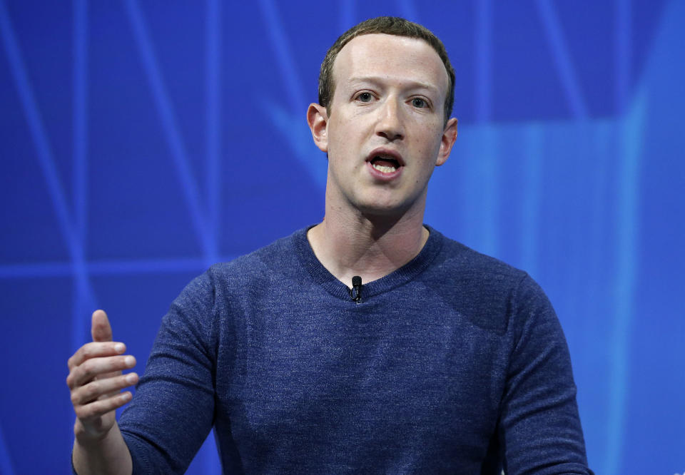 Facebook founder Mark Zuckerberg is know for wearing the same outfit every day. (Getty)