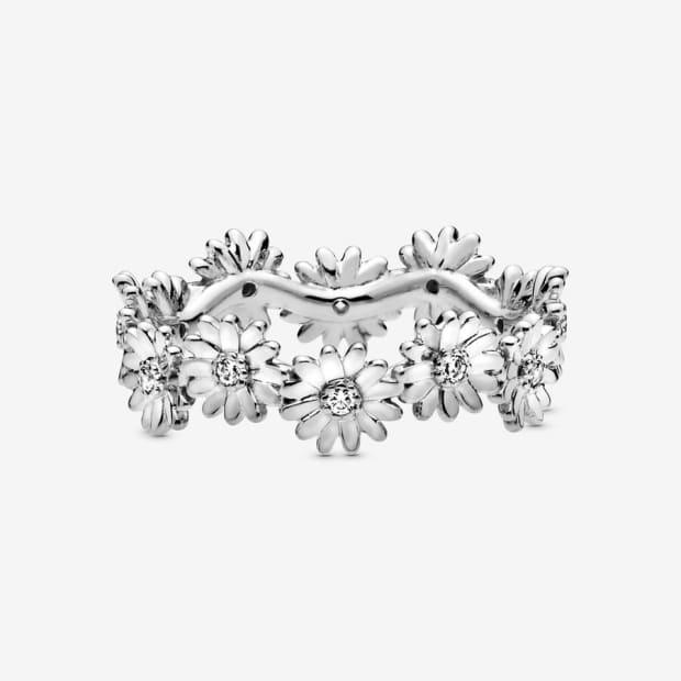 <p>This is a flower crown that is in the form of a ring. The ring is sterling silver and features daisies with stones in the middle of each one.</p><p><em><a href="https://go.skimresources.com?id=113896X1572730&xs=1&url=https%3A%2F%2Fus.pandora.net%2Fen%2Fjewelry%2Fsparkling-daisy-flower-crown-ring%2F198799C01.html&sref=parade.com%2Fshopping%2Feaster-gifts-teens" rel="noopener" target="_blank" data-ylk="slk:Sparkling Daisy Flower Crown Ring, $65 at Pandora;elm:context_link;itc:0;sec:content-canvas" class="link ">Sparkling Daisy Flower Crown Ring, $65 at Pandora</a></em></p><p>Pandora</p>