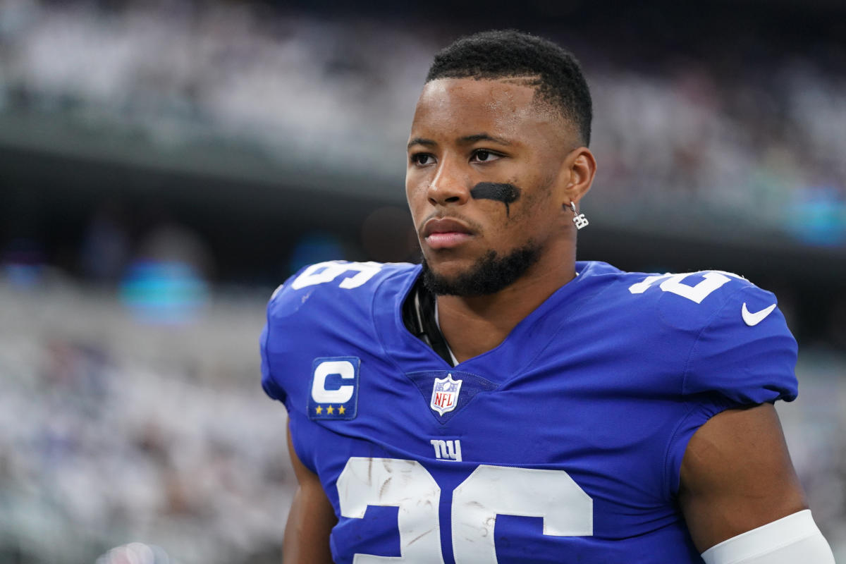 NFL rivals show New York Giants what to do with Saquon Barkley ahead of  franchise deadline - Mirror Online