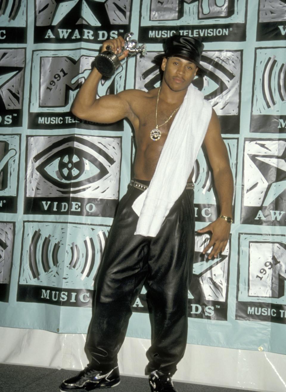 LL Cool J at the MTV Video Music Awards on September 5, 1991.