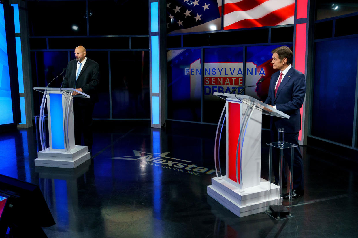 Nexstar Pennsylvania Senate Debate, Harrisburg, USA - 25 Oct 2022