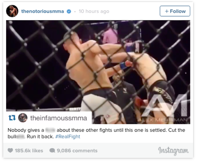 Conor McGregor instagram ufc