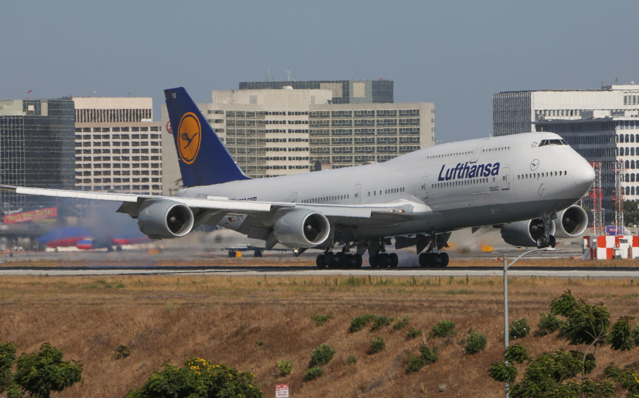 Lufthansa is suing a man who attempted to use an airline hack to receive a cheaper fare on his flight. (Photo: FG/Bauer-Griffin/GC Images)