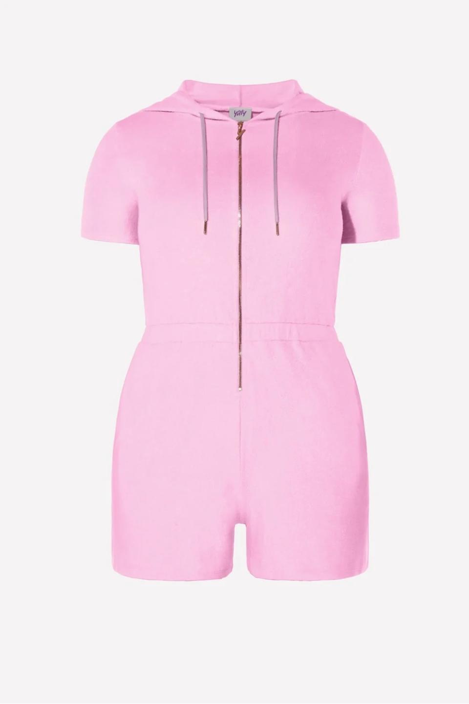 pink short sleeve onesie