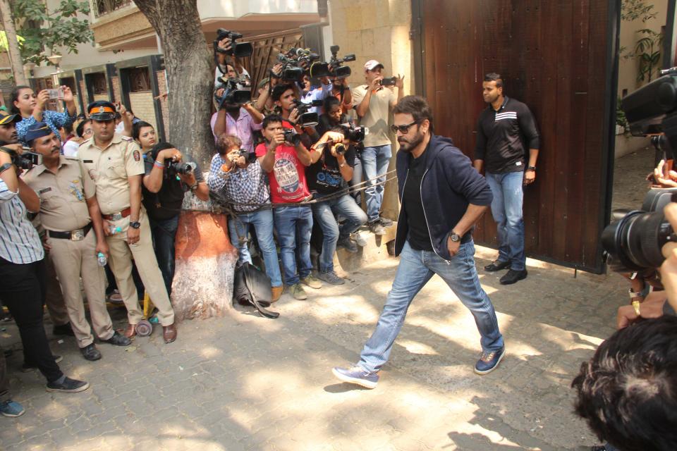 Venkatesh spotted outside Anil Kapoor’s residence.