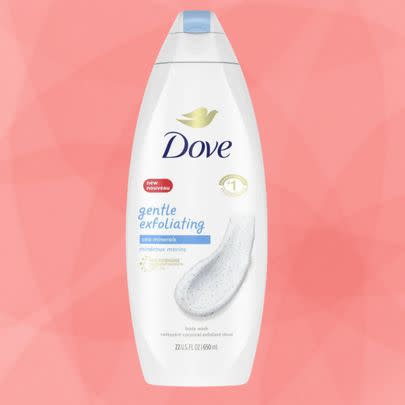 Dove gentle exfoliating nourishing body wash