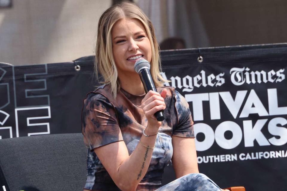 <p>David Livingston/Getty Images</p> : Ariana Madix attends the 2024 Los Angeles Times Festival of Books