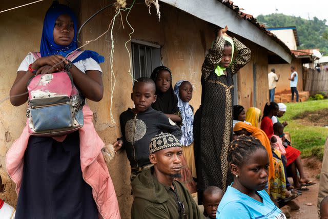 <p>AP Photo/Jerome Delay</p> Residents of Beni, DRC Congo wait in line for the Ebola vaccine amidst the country's tenth Ebola epidemic, July 13, 2019