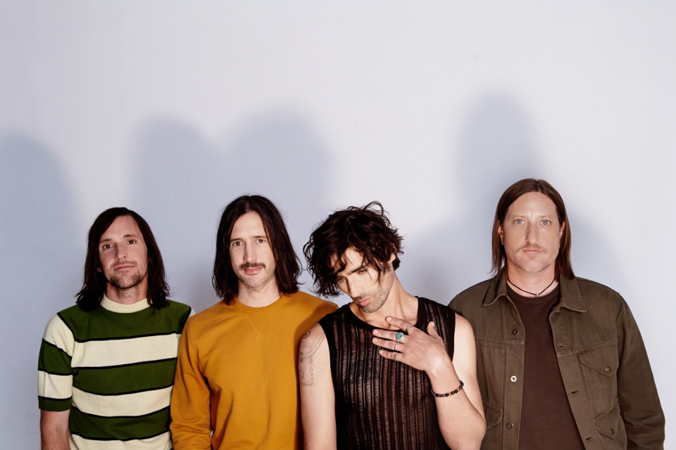 As the kickoff for the University of Notre Dame’s Idea Week, The All-American Rejects perform April 20, 2024, at Four Winds Field at Coveleski Stadium in South Bend.